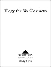 Elegy for Six Clarinets P.O.D. cover